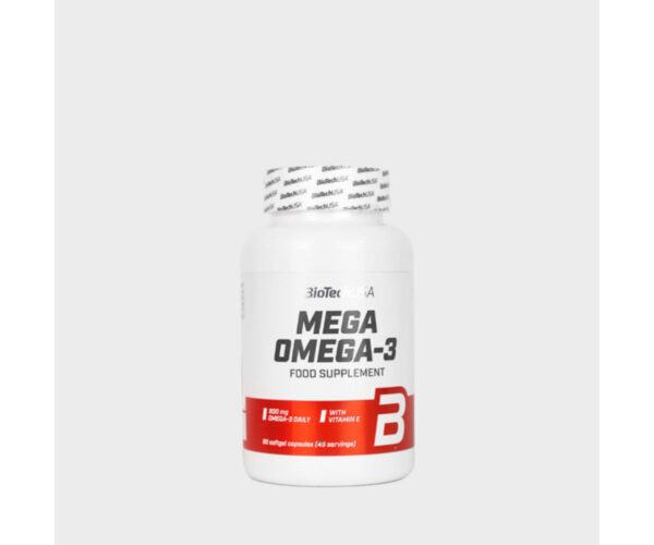 Mega Oméga 3 – 90 capsules molles (45 portions)