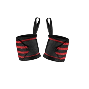 Bandes de poignet musculation rouge et noir Maroc